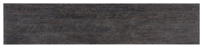 Melange - Keenan 5-Door Credenza - Dark Brown / Dark Gray