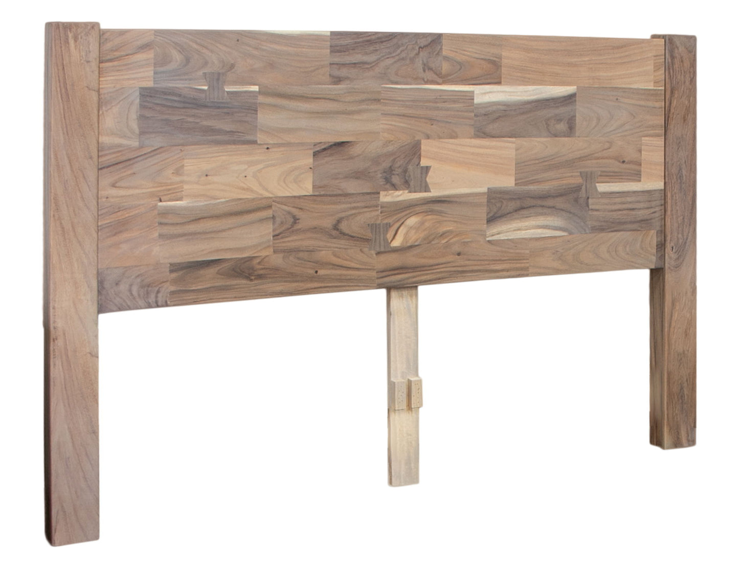 Natural Parota - King Headboard - Brown Cappuccino