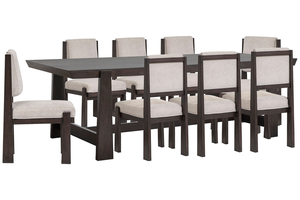 Tauren - Trestle Dining Table Set