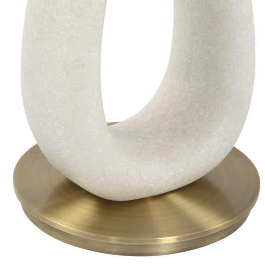 Sonia - Modern Accent Table - Brass