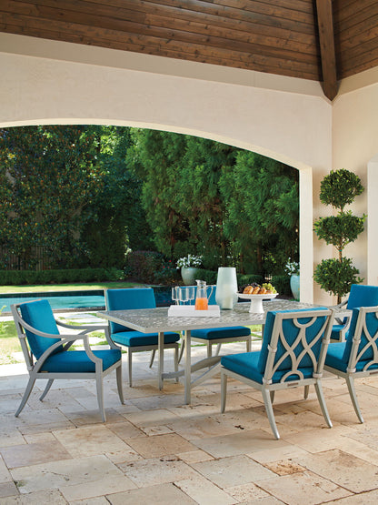 Silver Sands - Rectangular Dining Table - Pearl Silver