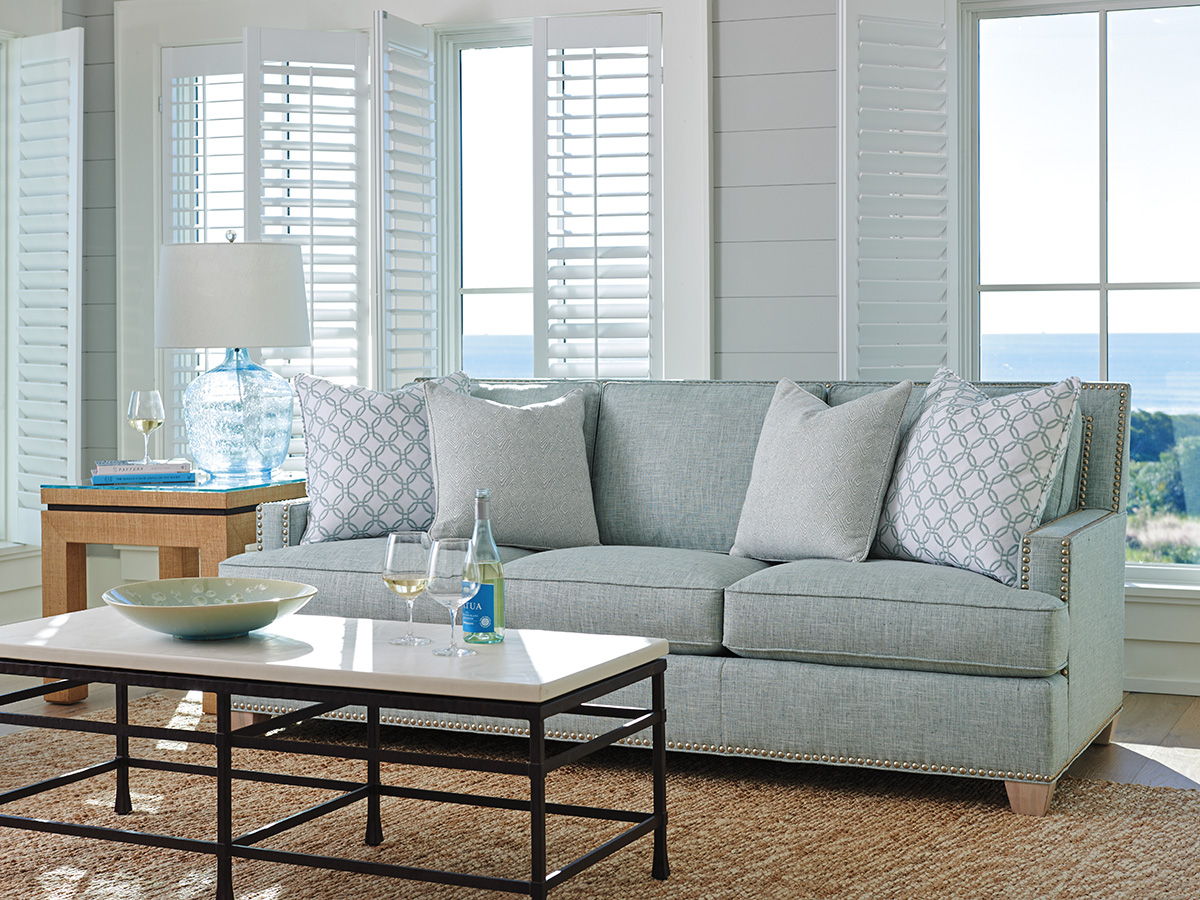 Barclay Butera Upholstery - Morgan Sofa - Light Blue