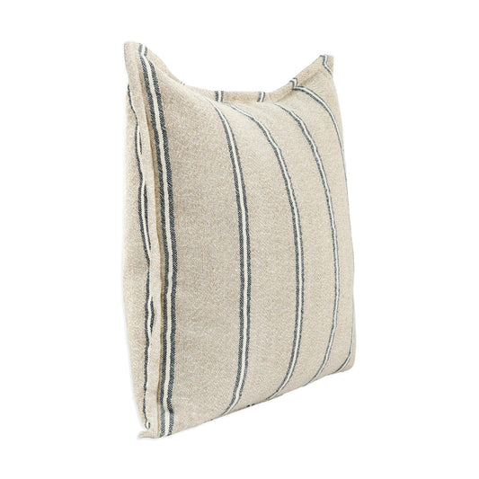 Delgada - 26" x 26" Pillow - Natural / Blue