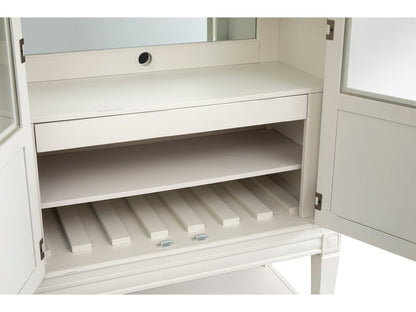 Willowbrook - Display Cabinet - Egg Shell White