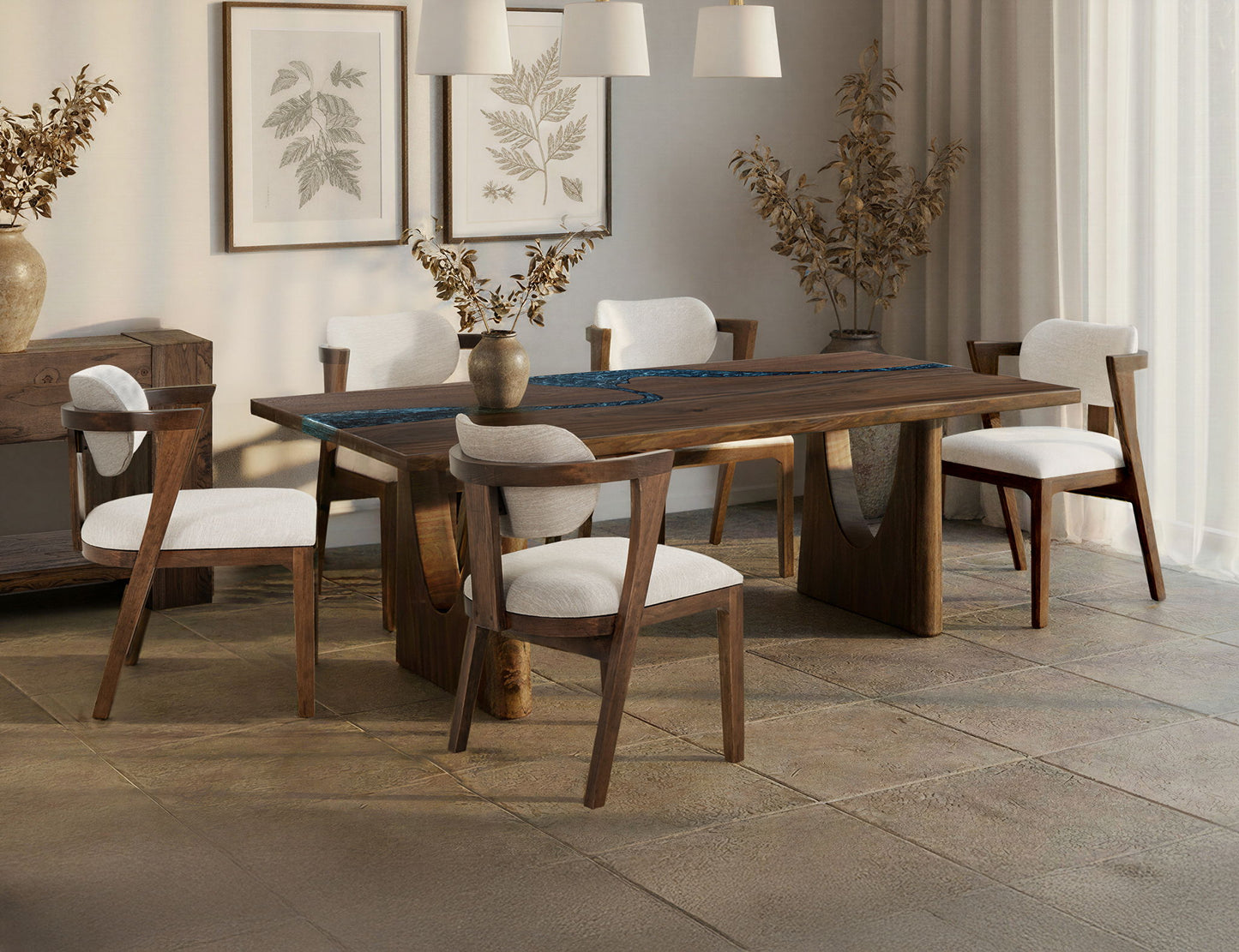 Zaphiro - Table Top - Dark Brown