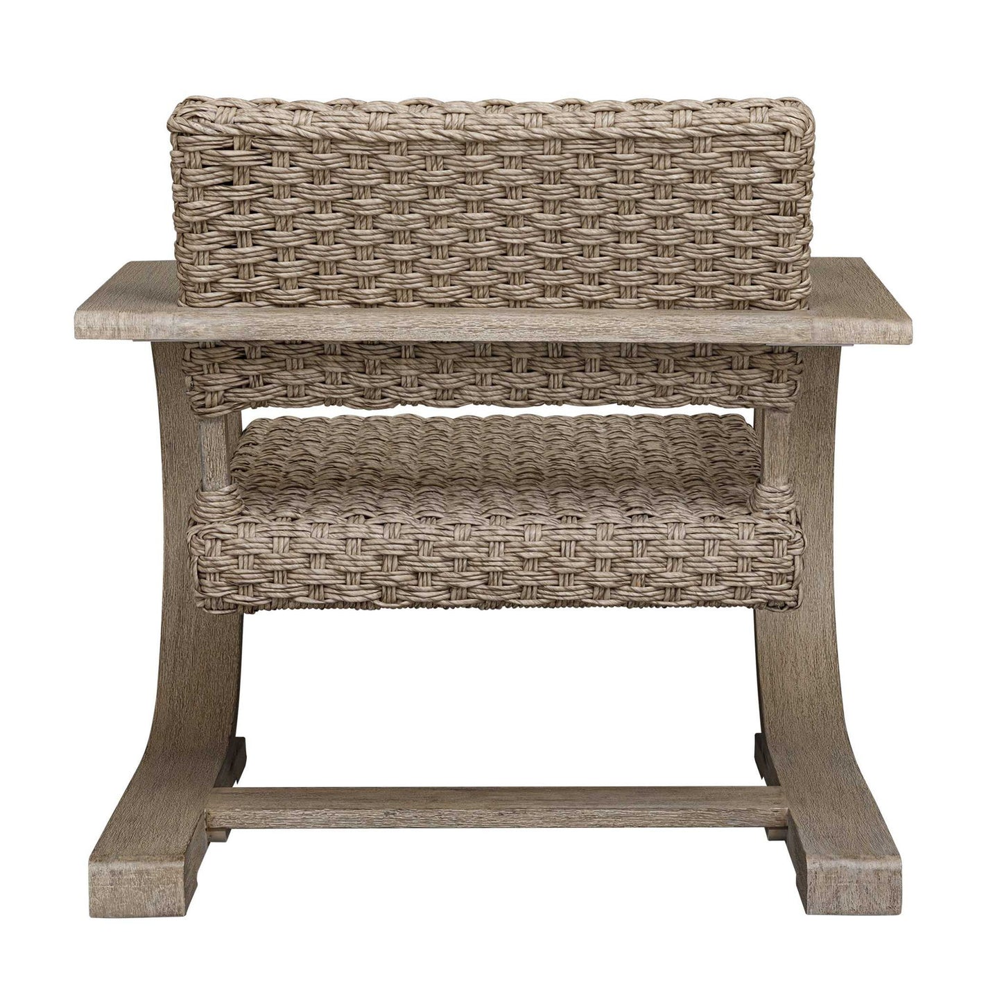 Rehema - Outdoor Wicker Lounge Chair - Gray