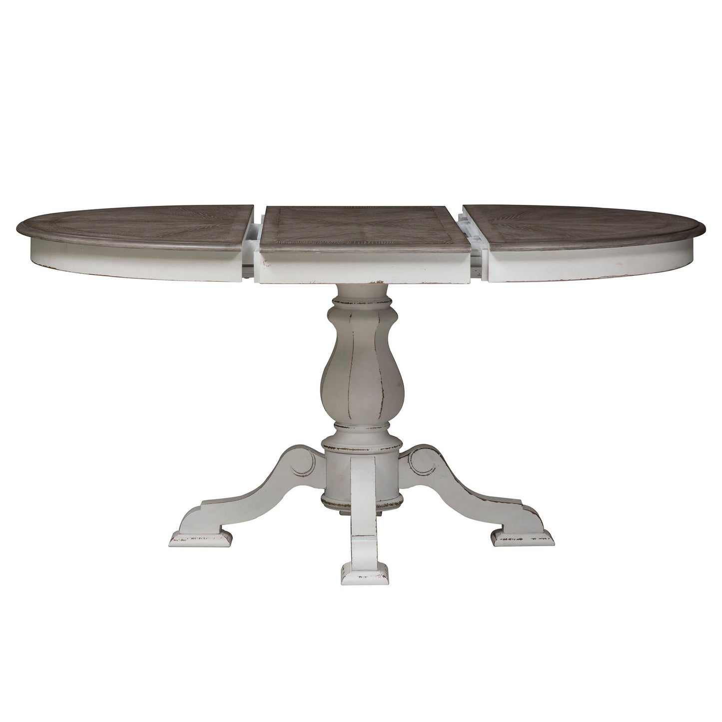 Magnolia Manor - Pedestal Table Top - Antique White