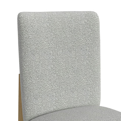 Portland - Square Back Dining Side Chair (Set of 2) - Natural / Gray