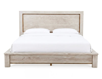 Loft - 6/6 Eastern King Headboard - Gray / Beige