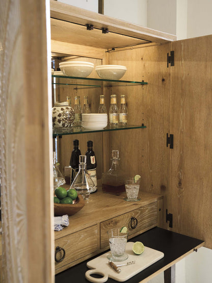 Montecito - Hammond Bar Cabinet - Light Brown