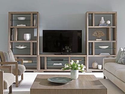 Shadow Play - Windsor Open Bookcase - Light Brown
