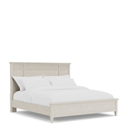 Carmella - Queen Panel Bed - Pebble Oak