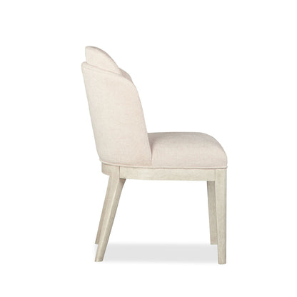 Lorelei - Upholstered Host Chair (Set of 2) - Misty Cloud