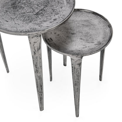Elinor - Nesting Accent Tables (Set of 2) - Nickle