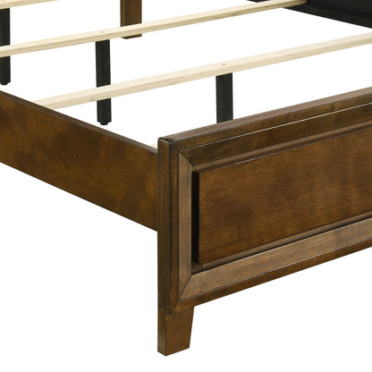 Ballard - Full Headboard, Footboard & Slat Kit - Walnut