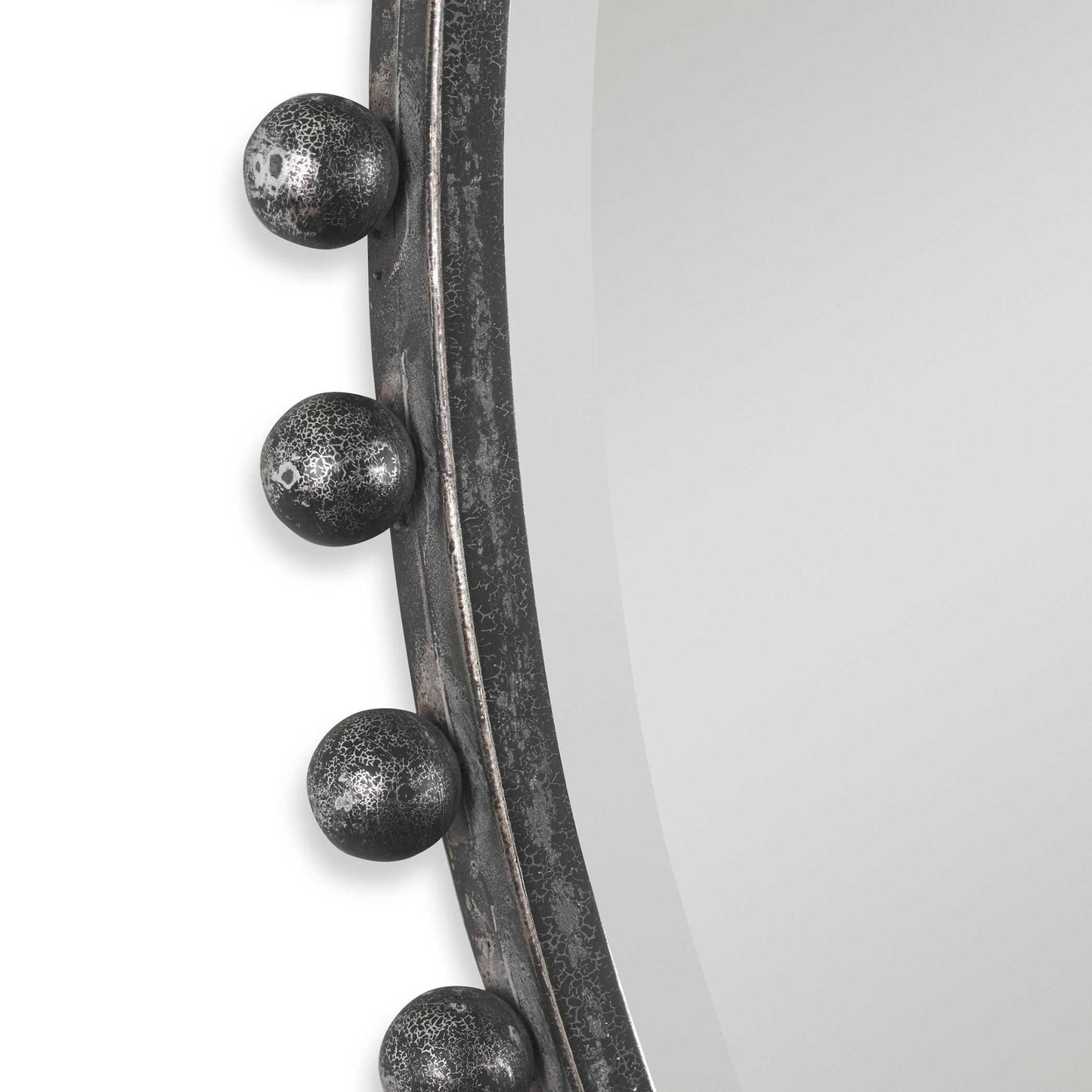 Taza - Round Iron Mirror