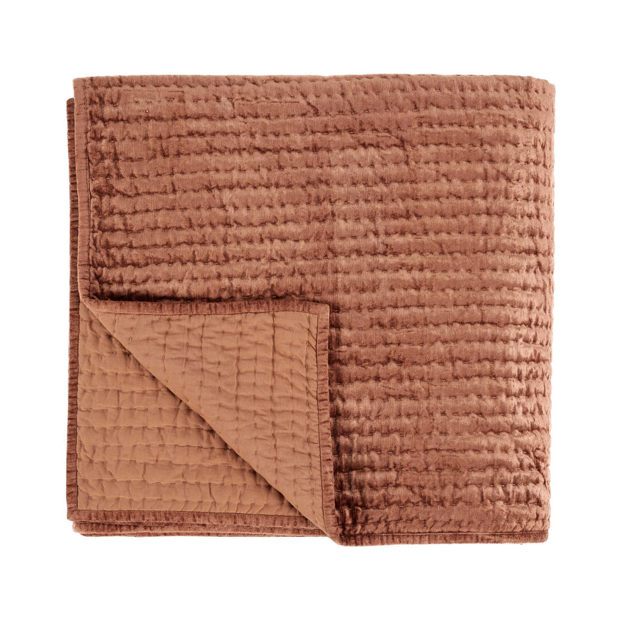 Bari - Velvet Sham - Terra Cotta