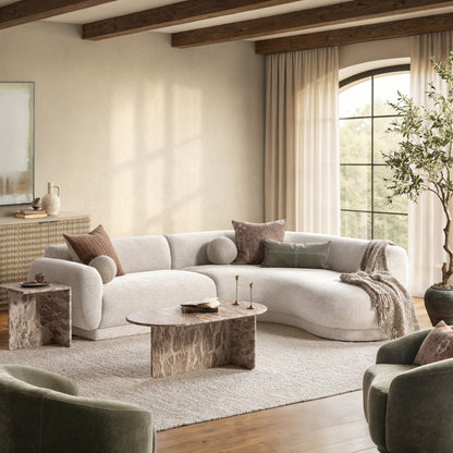 Serena - 2 Piece Sectional - Buttercream