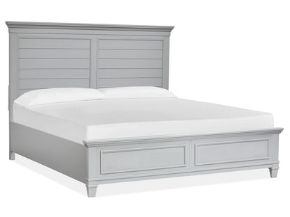Charleston - Queen Panel Bed Headboard - Harbor Gray