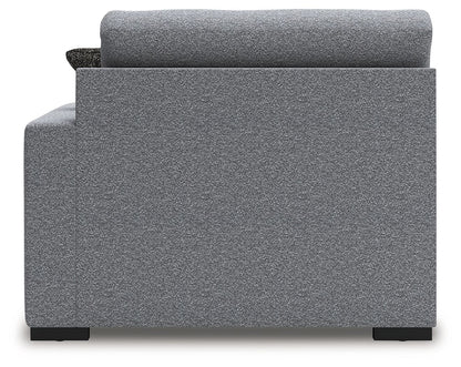 Bealton - RAF Corner Chaise - Salt And Pepper