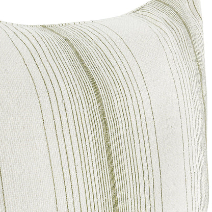 Stillness - 26" x 26" ST Theta Pillow - Wheat Green