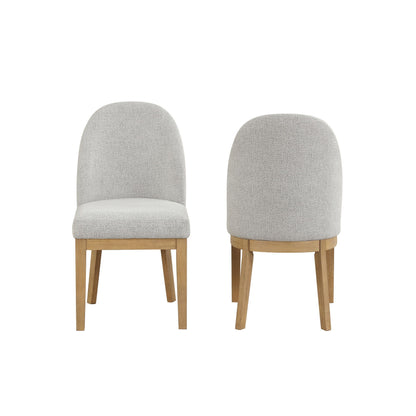 Essence - Upholstered Curved Back Chair (Set of 2)