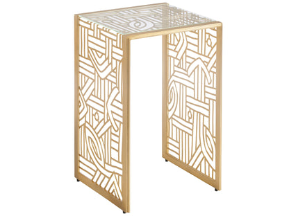 Palm Desert - Redford Metal Accent Table - Gold