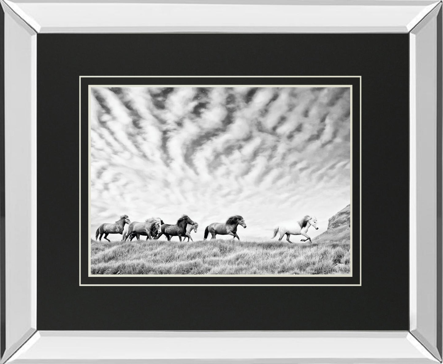Horse Run III By PHBurchett - Gray