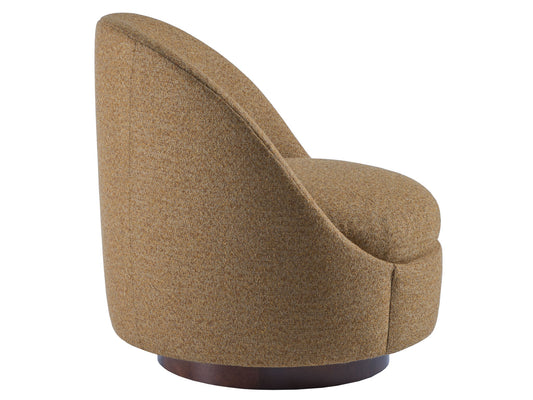 Artistica Upholstery - Genevieve Swivel Fabric Chair - White