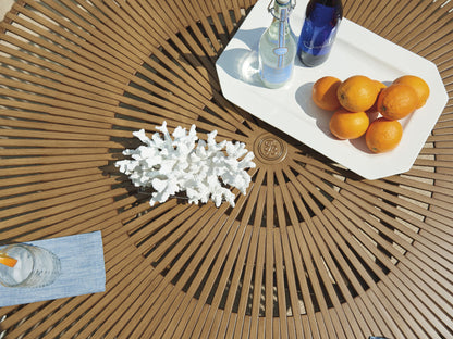 St Tropez - Round Dining Table - Light Brown