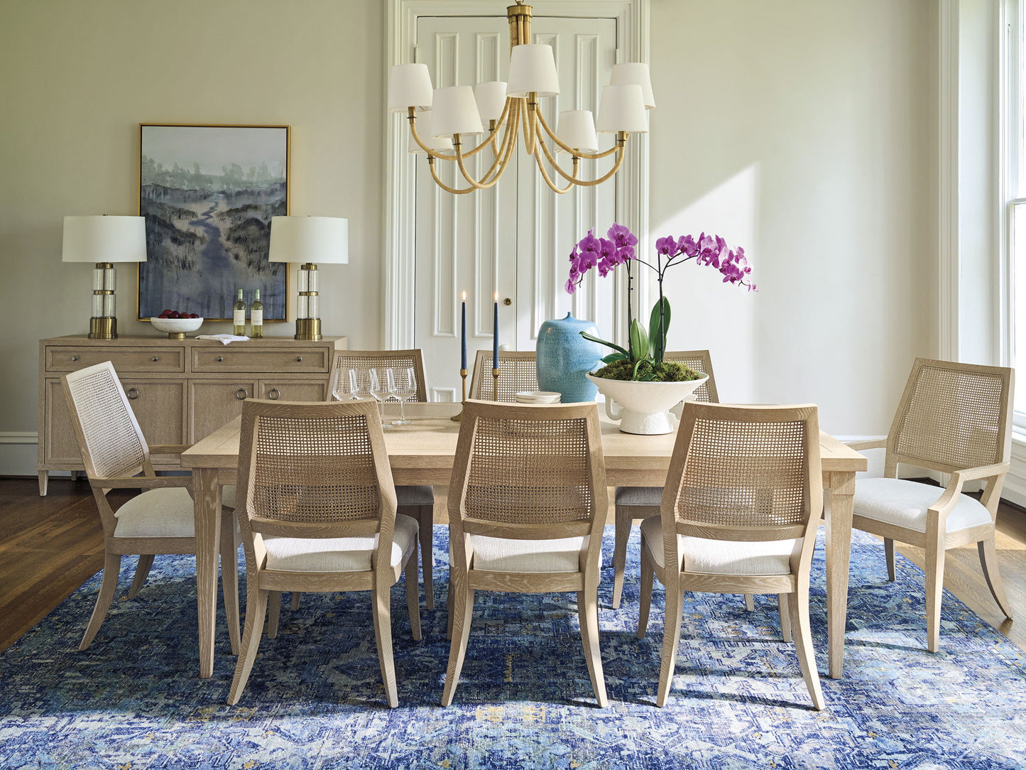Sunday Morning - Hawthorne Rectangular Dining Table - Beige