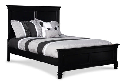 Tamarack - 4/6 Full Headboard, Footboard & Slats - Black
