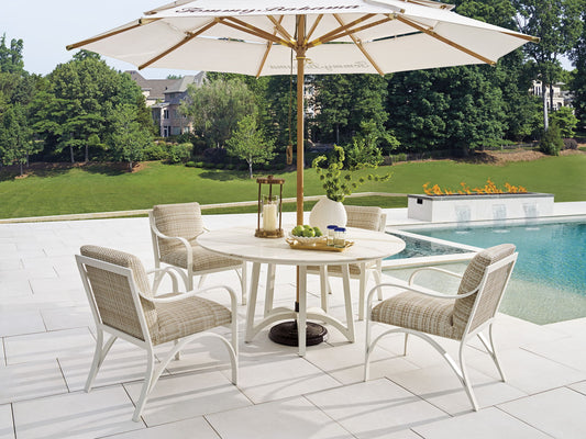 Sand Dune - Round Dining Table - Gray