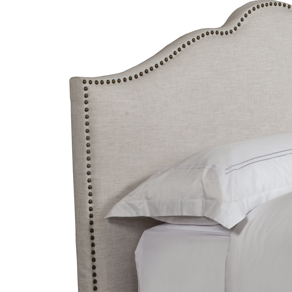 Jamie - Queen Headboard - Flour Natural