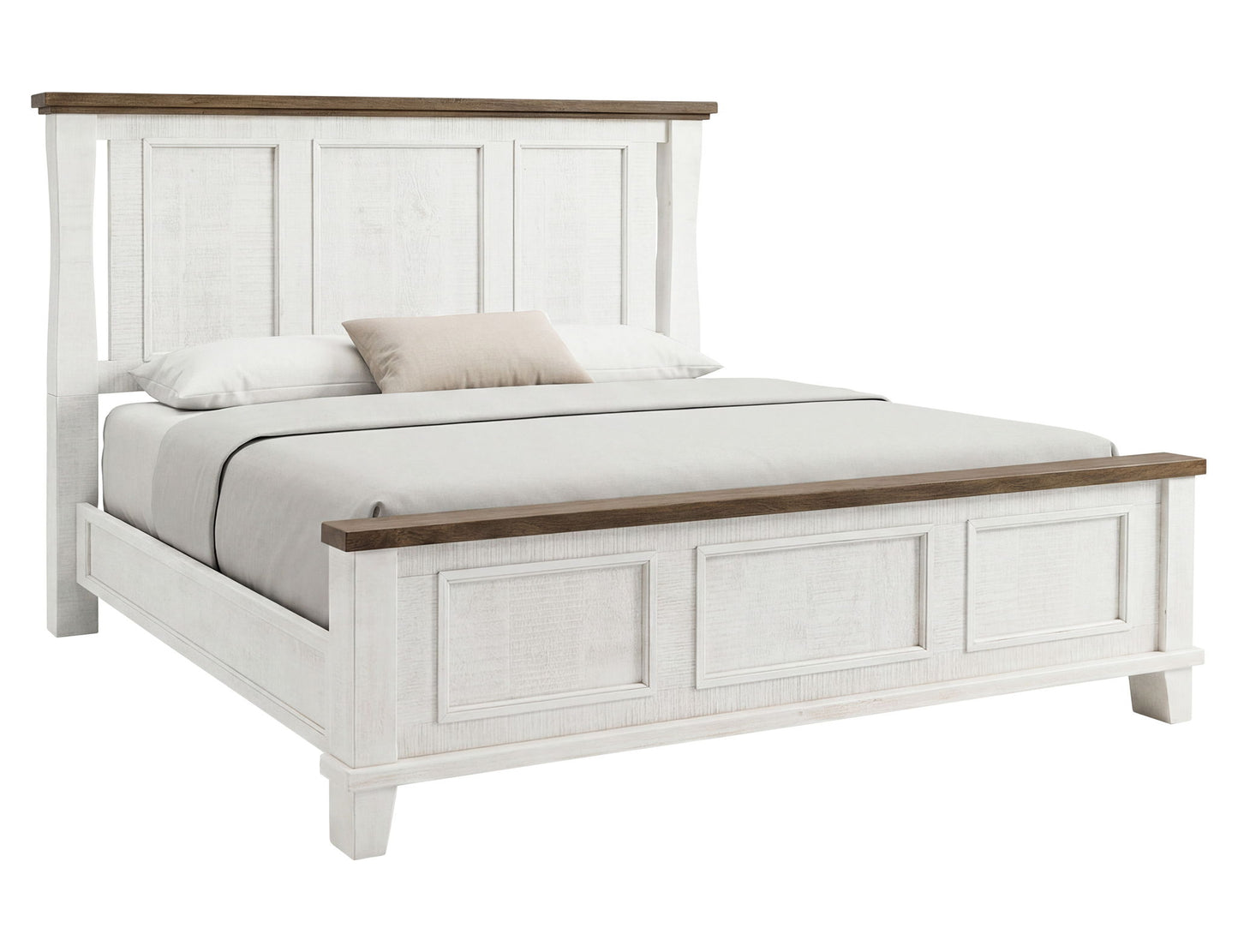 Stoa - 5/0 Queen Headboard - White / Brown