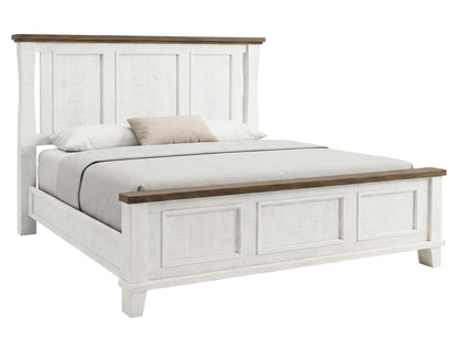 Stoa - 5/0 Queen Headboard - White / Brown