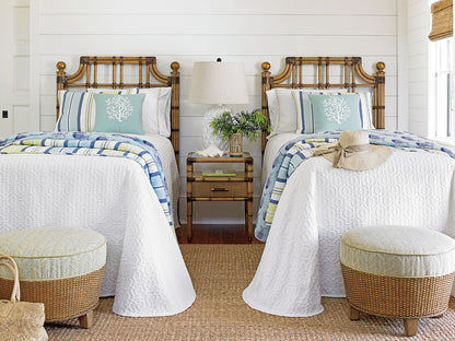 Twin Palms - St. Kitts Rattan Headboard 3/3 Twin - Light Brown