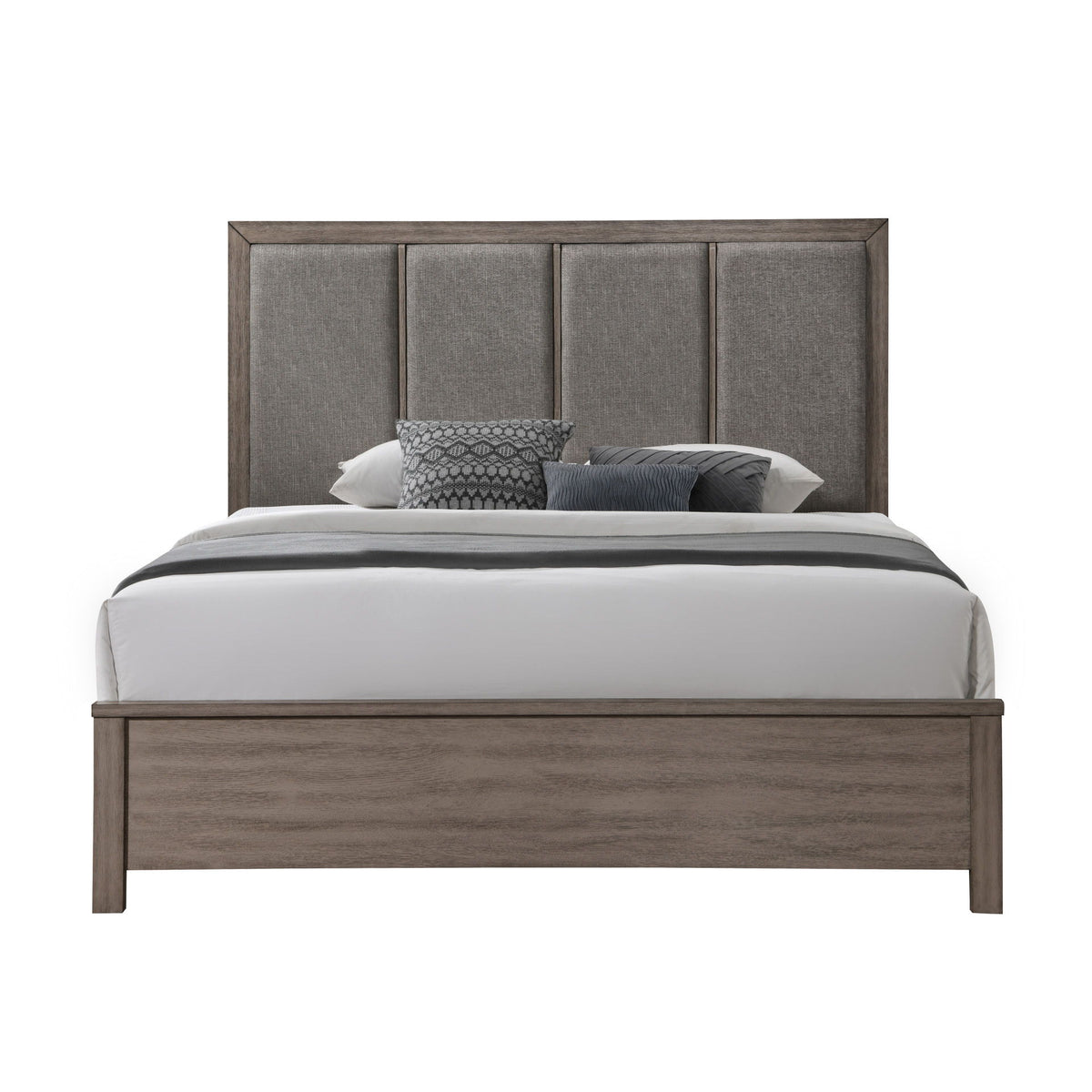Harrisburg - Eastern King / Western King Headboard, Footboard & Slat Kit - Walnut