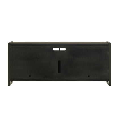 Fireplace TV Consoles - 686 78" Console With Fire FTS - Brown