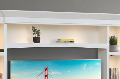 Americana Modern - Hutch Bridge With LED Light - Cotton