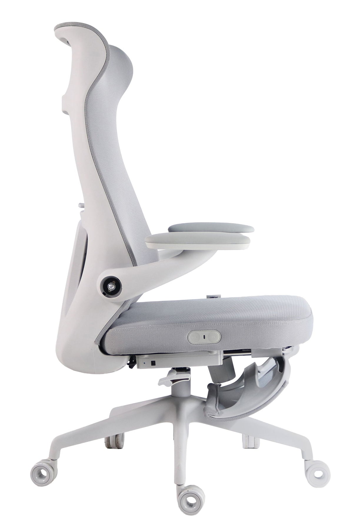 Dc - Fabric Massage Desk Chair - White
