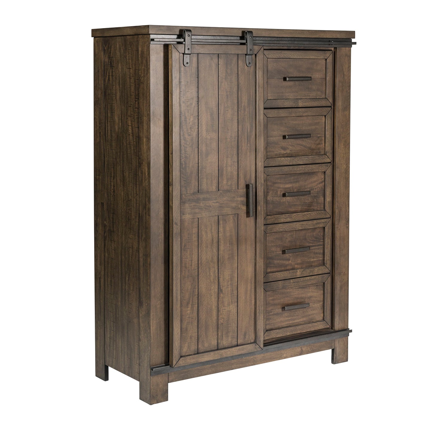 Thornwood Hills - Sliding Door Chest - Rock Beaten Brown