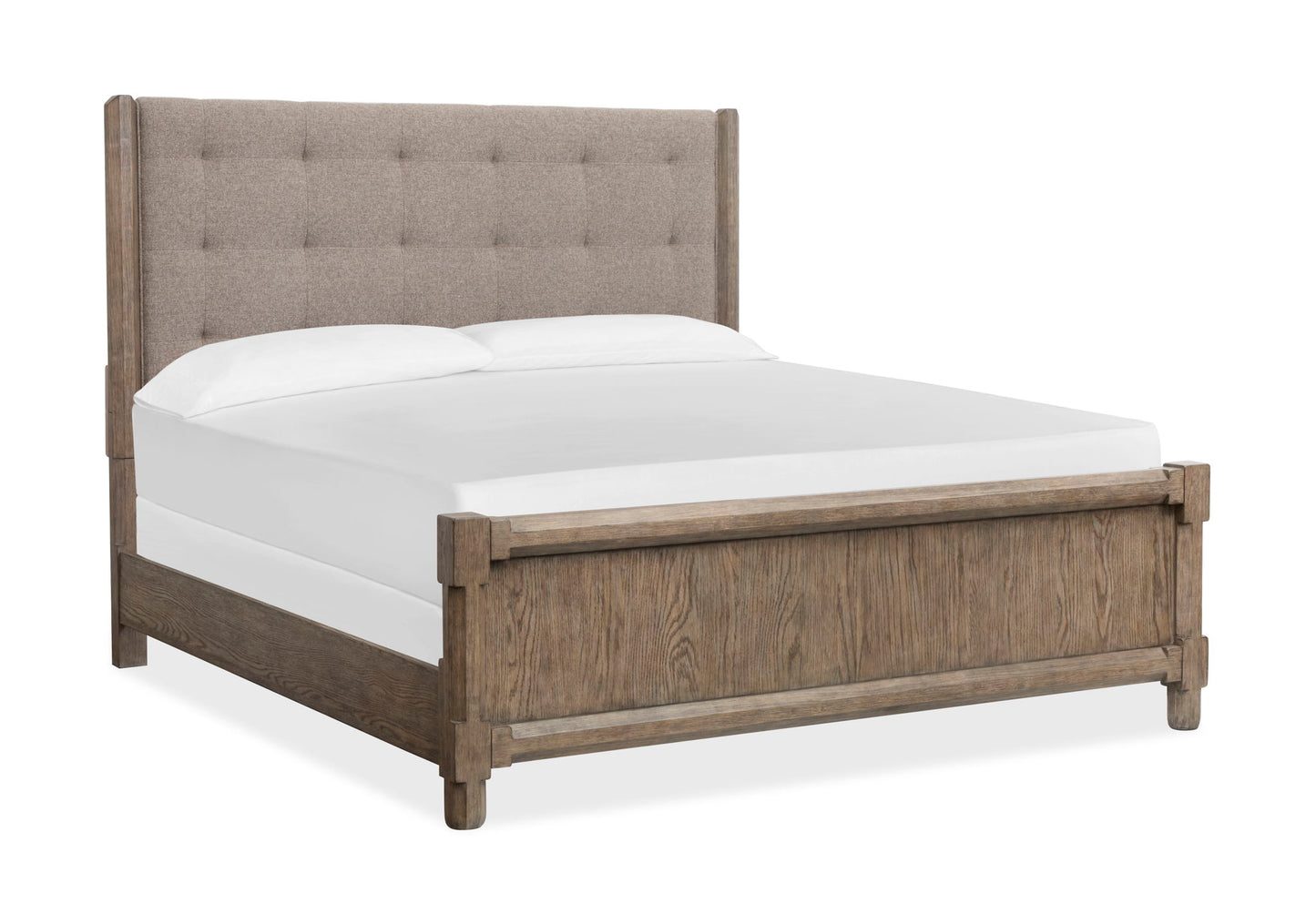 Claremont - California King Panel Rails - Smokey Taupe