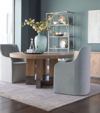 Verite - Round Dining Table - Light Brown