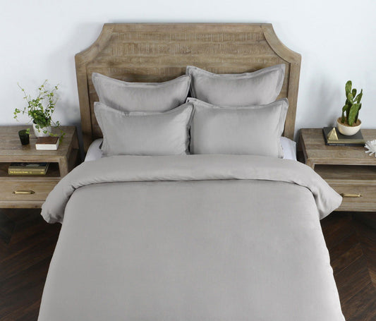 Harlow - Duvet King Sham- Gray