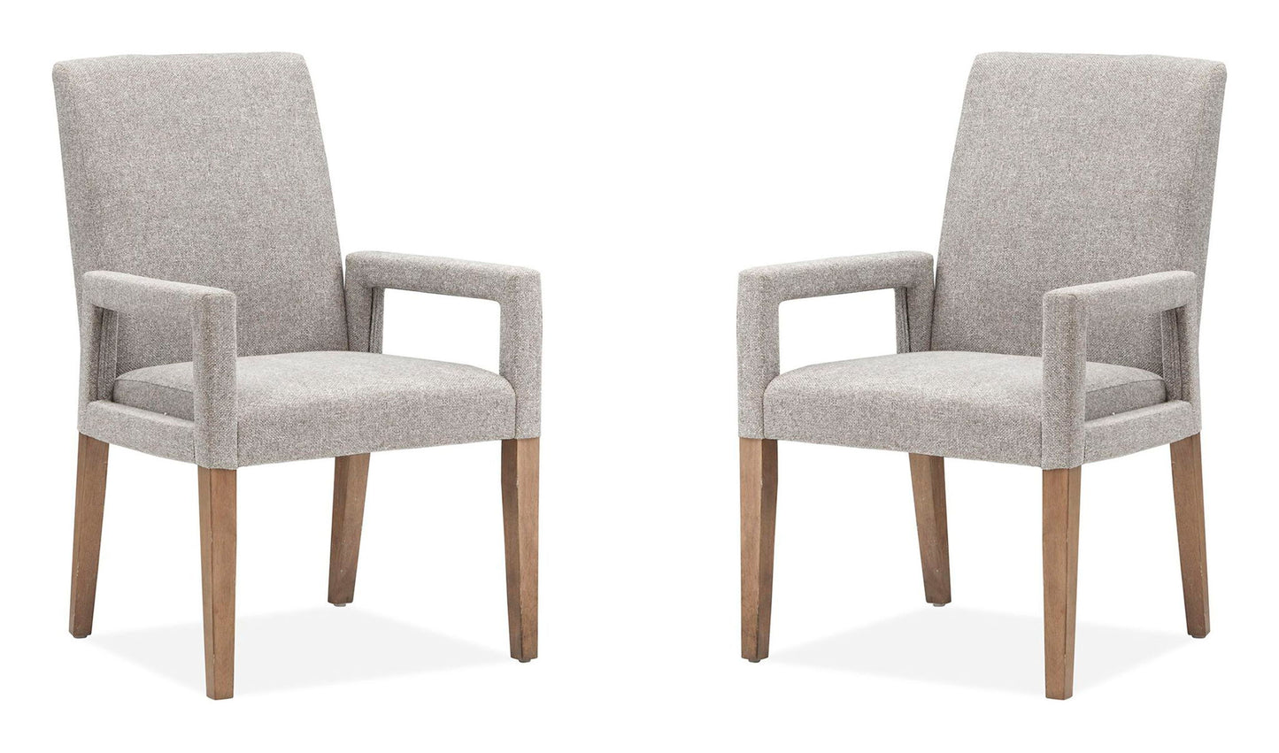 Lindon - Dining Arm Chair With Upholstered Seat & Back (Set of 2)