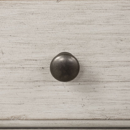 Farmhouse Reimagined - Dresser & Mirror - Antique White / Chestnut Tops