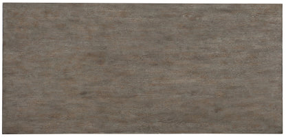 Rustic Glam - Trestle Desk - Dark Gray