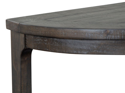 Boswell - Demilune Sofa Table - Peppercorn