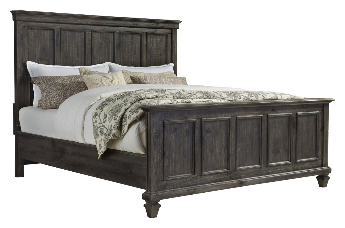 Calistoga - California King Panel Bed Rails - Weathered Charcoal